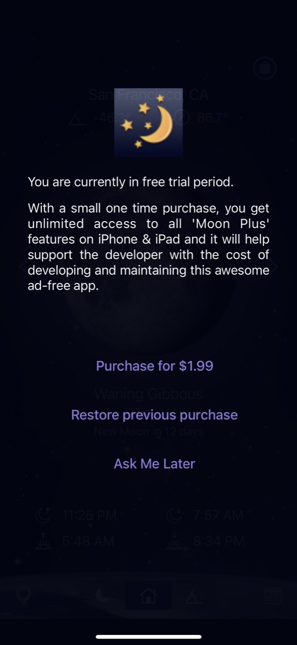 Moon Calendar Plus