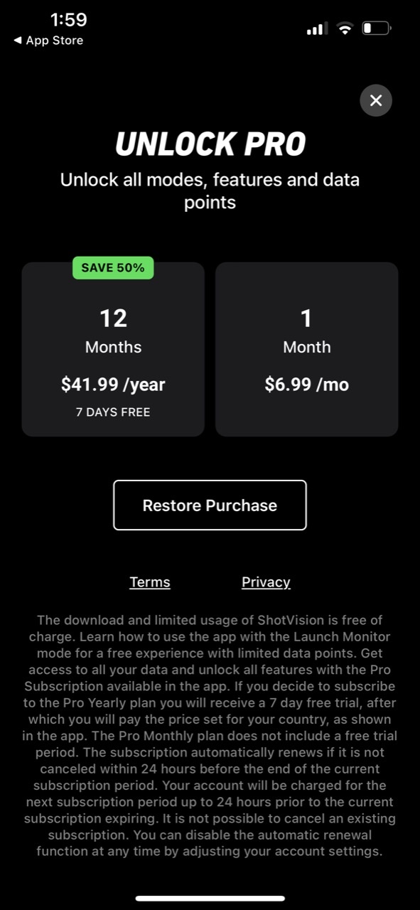 ShotVision Launch Monitor