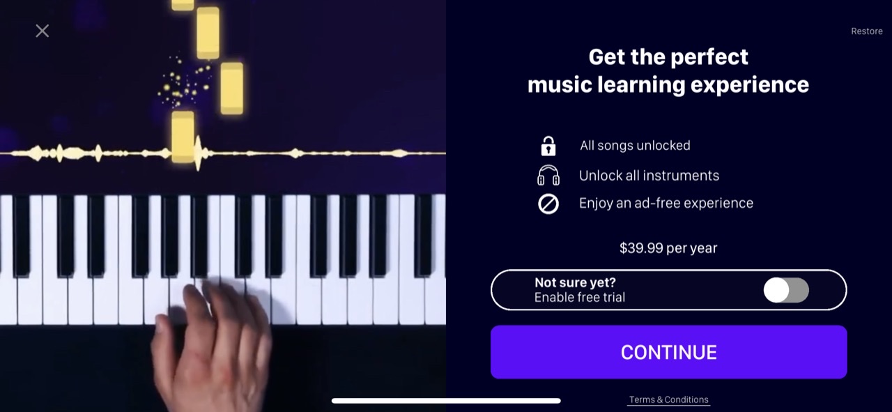 Piano: Keyboard Lessons & Game