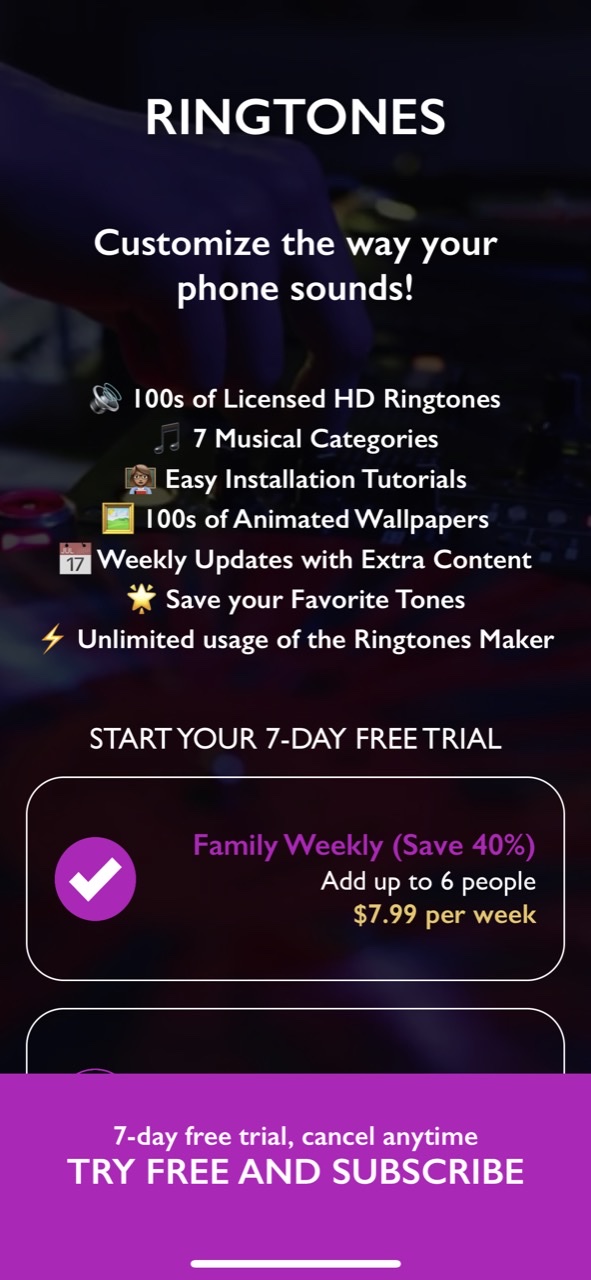 Ringtones for iPhone: Infinity