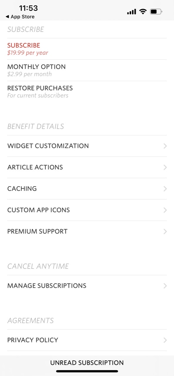 Unread: An RSS Reader