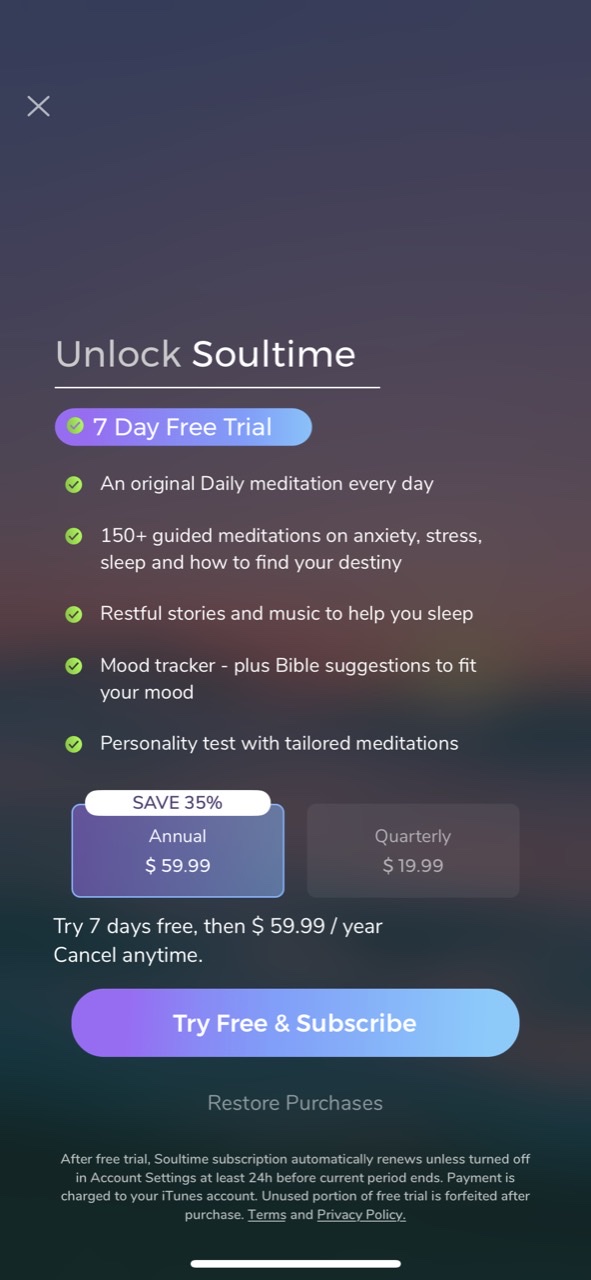 Soultime Christian Meditation