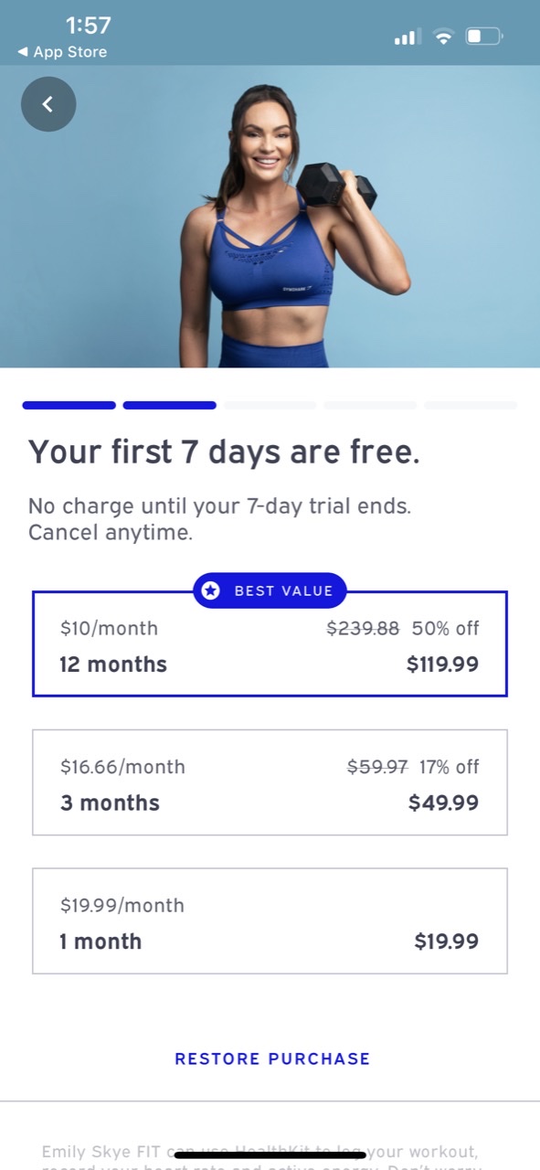 Emily Skye FIT: Workout App
