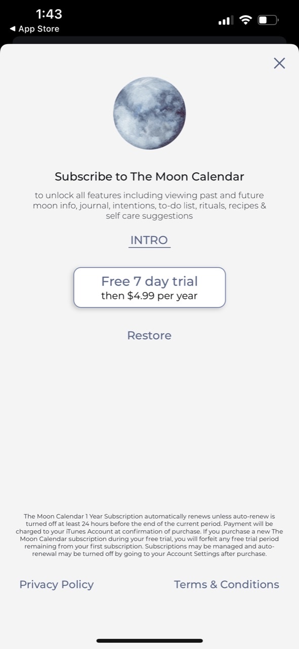 The Moon Calendar