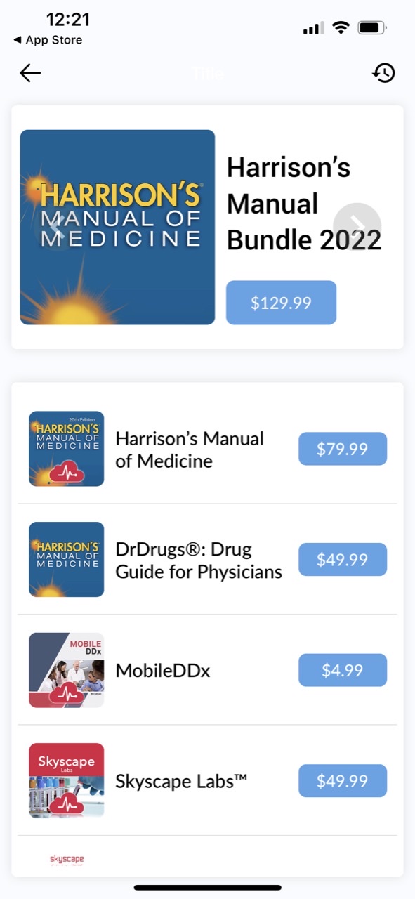 Harrison’s Manual Medicine App