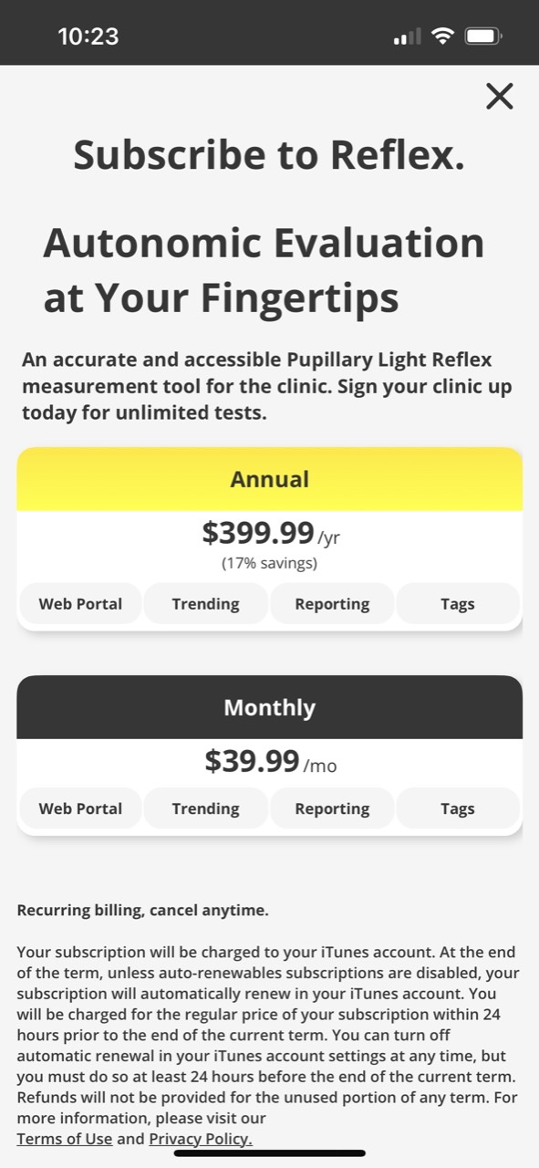 Reflex - PLR Analyzer