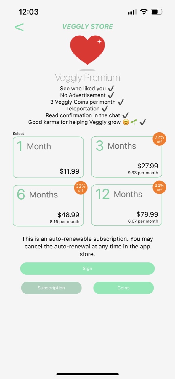 Veggly – Vegan Dating App