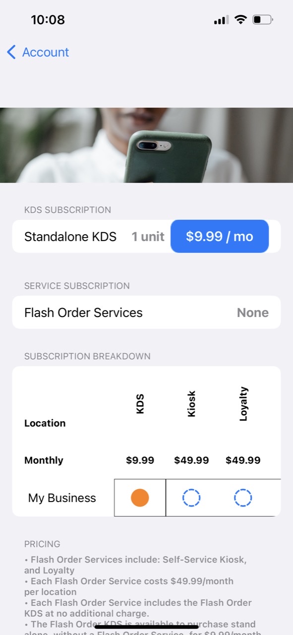 Flash Order Digital Ordering