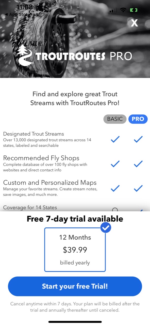 TroutRoutes: Fly Fishing App