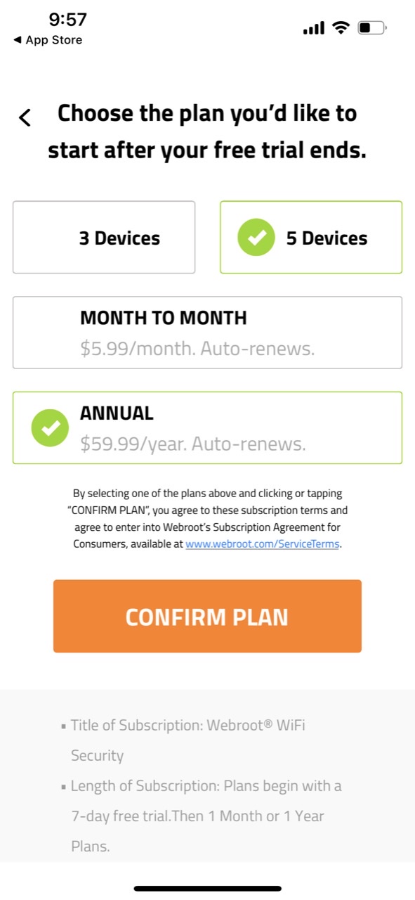 Webroot WiFi Security & VPN
