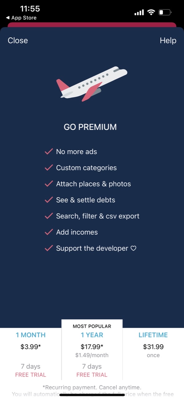 TravelSpend: Travel Budget App