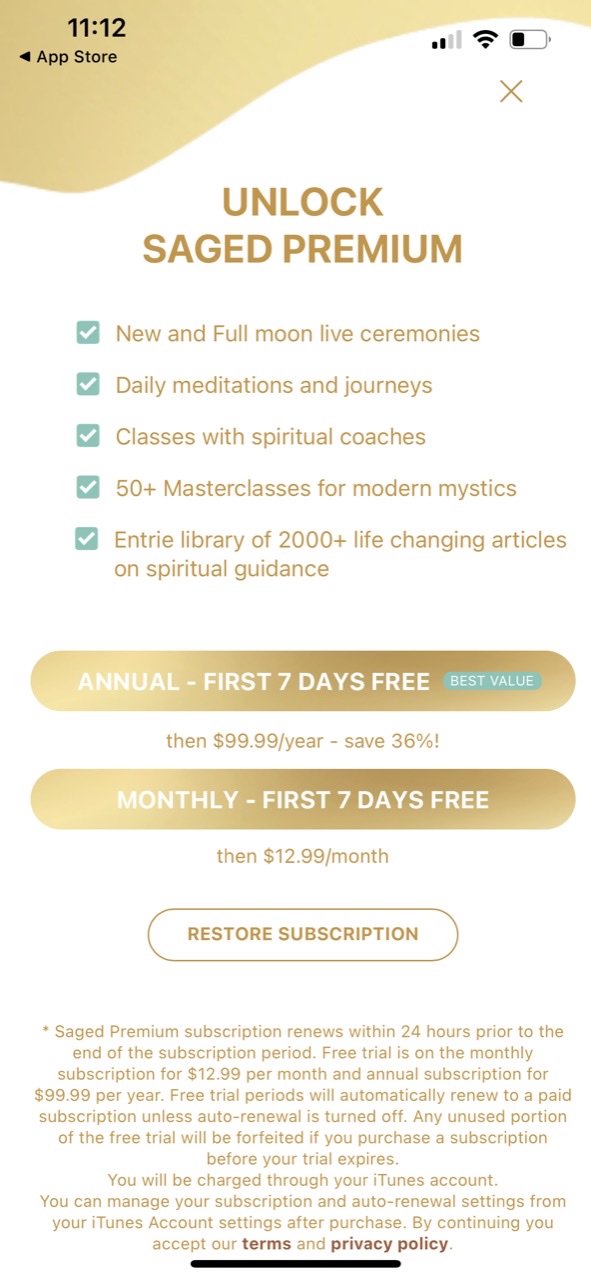 Saged: Spiritual Meditation