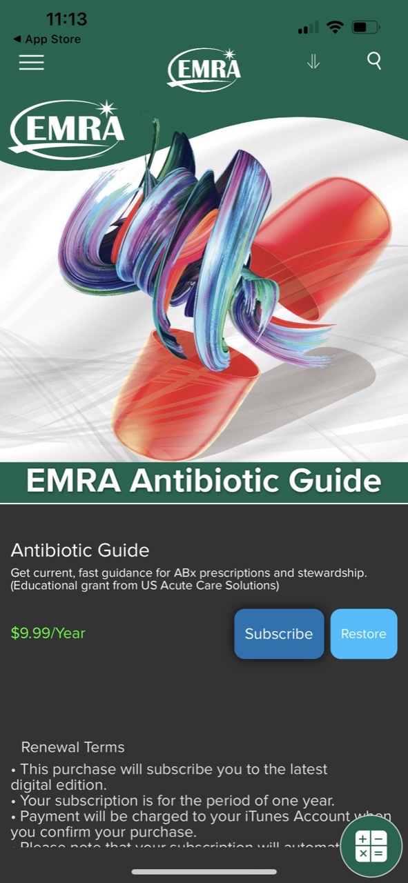 EMRA Antibiotic Guide