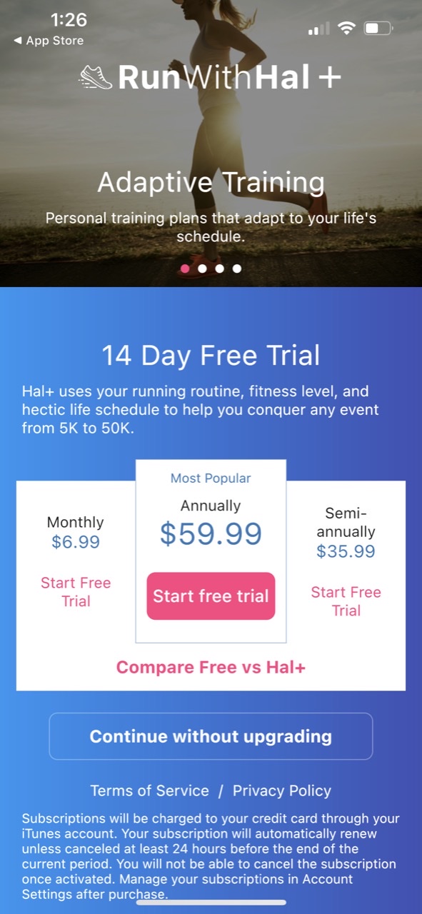 Run With Hal - Training Plans