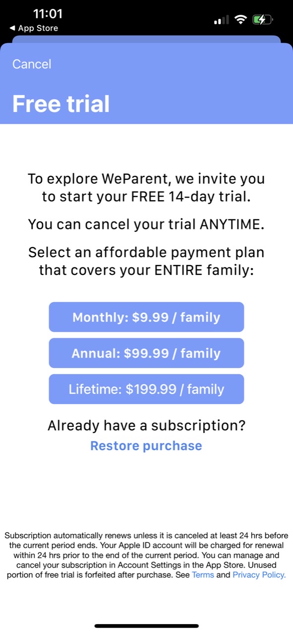 WeParent - Co-Parenting App