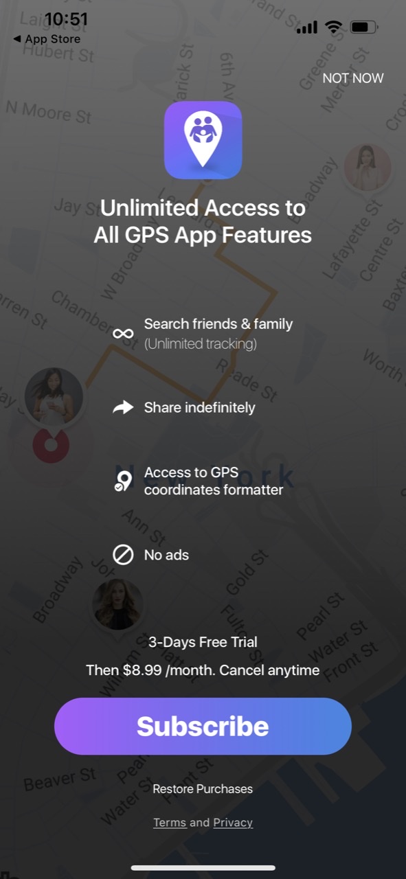 GPS App - Find family, friends