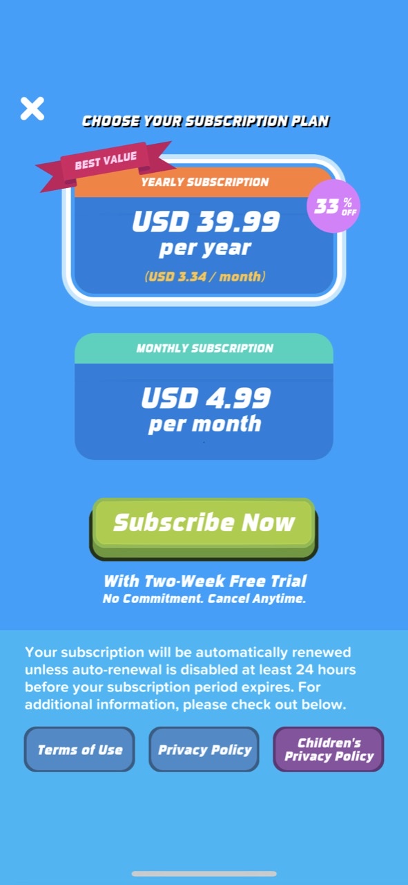 Multiplication Flash Cards App