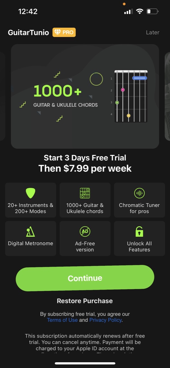 Guitar Tuner - GuitarTunio