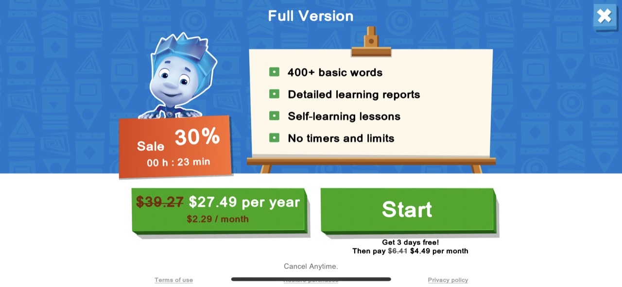 Learn English For Kids. Fixies