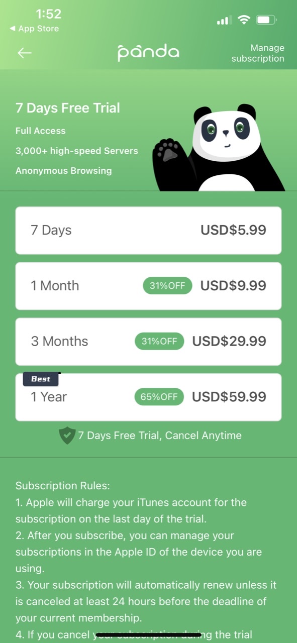 PandaVPN Pro - Fast Secure VPN