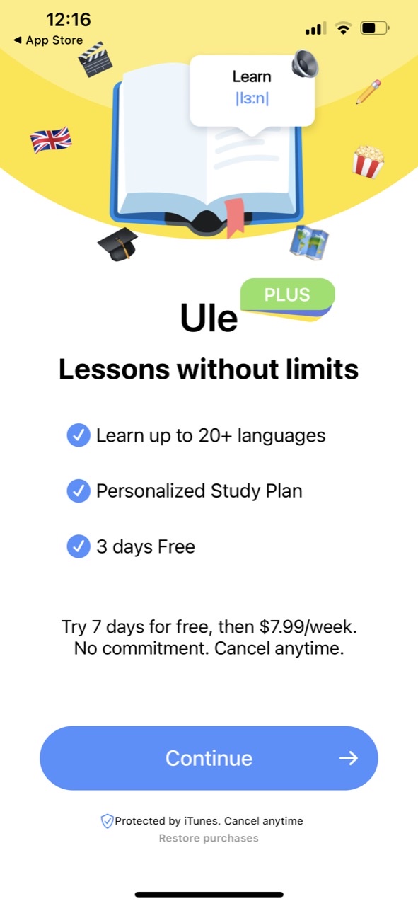 Ule: learn English language