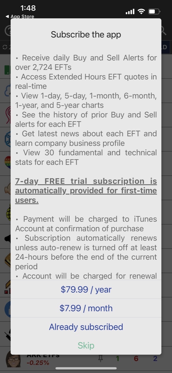 ETFon: ETF Scanner & Analyzer