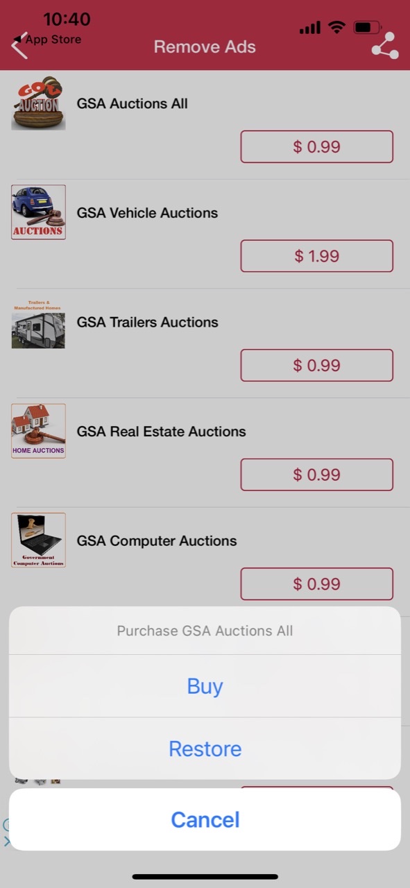 GSA Auctions - USA All States