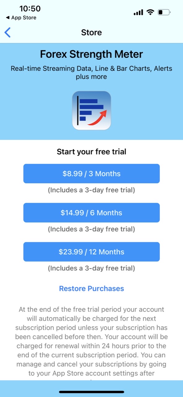 Forex Strength Meter - Pro