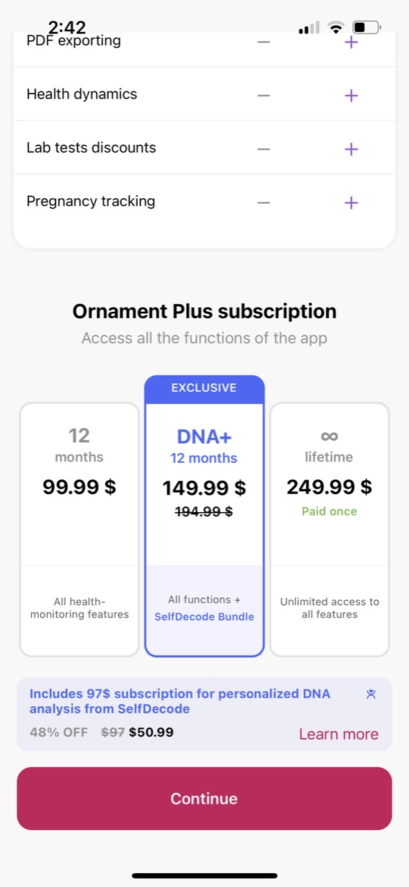 Ornament: Health Monitoring