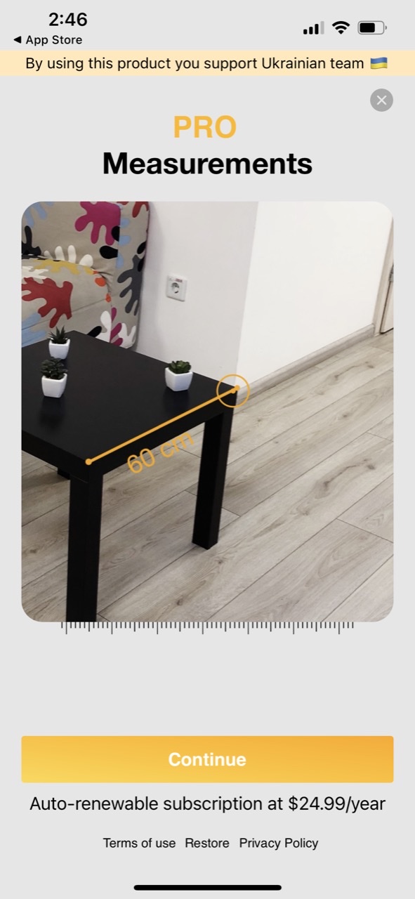 The Tape Measure Арр・Measuring