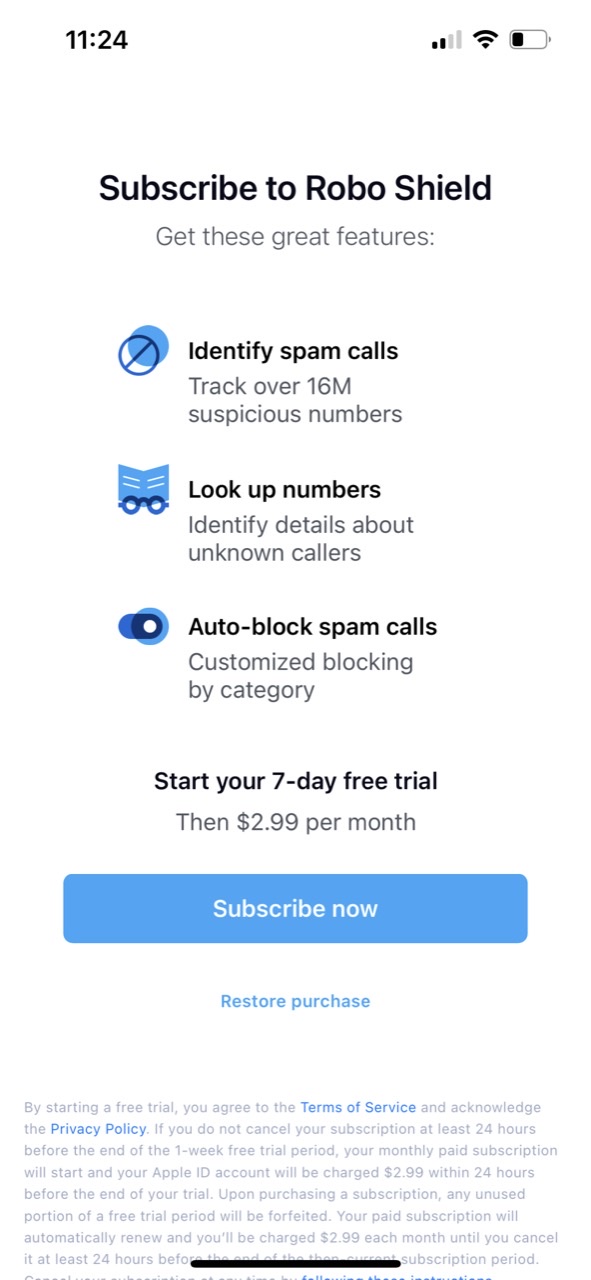 Robo Shield Spam Call Blocker