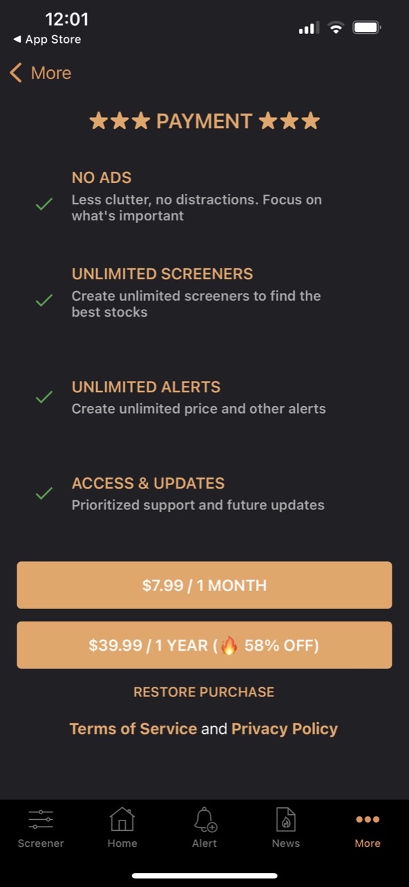 Stock Screener by StockScan.io