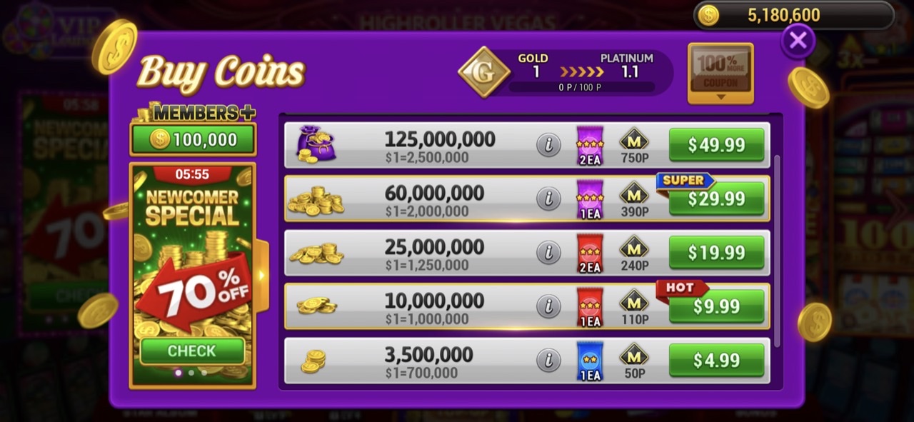 HighRoller Vegas: Casino Games