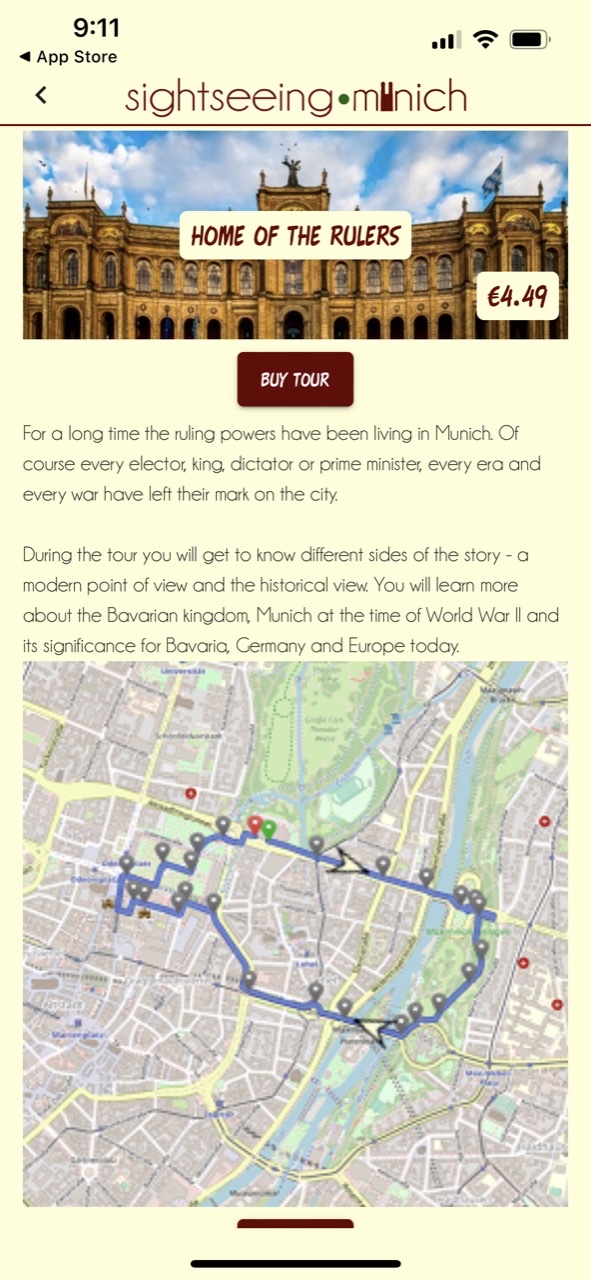 Sightseeing Munich