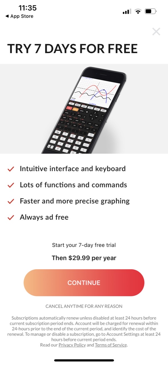 Taculator Graphing Calculator