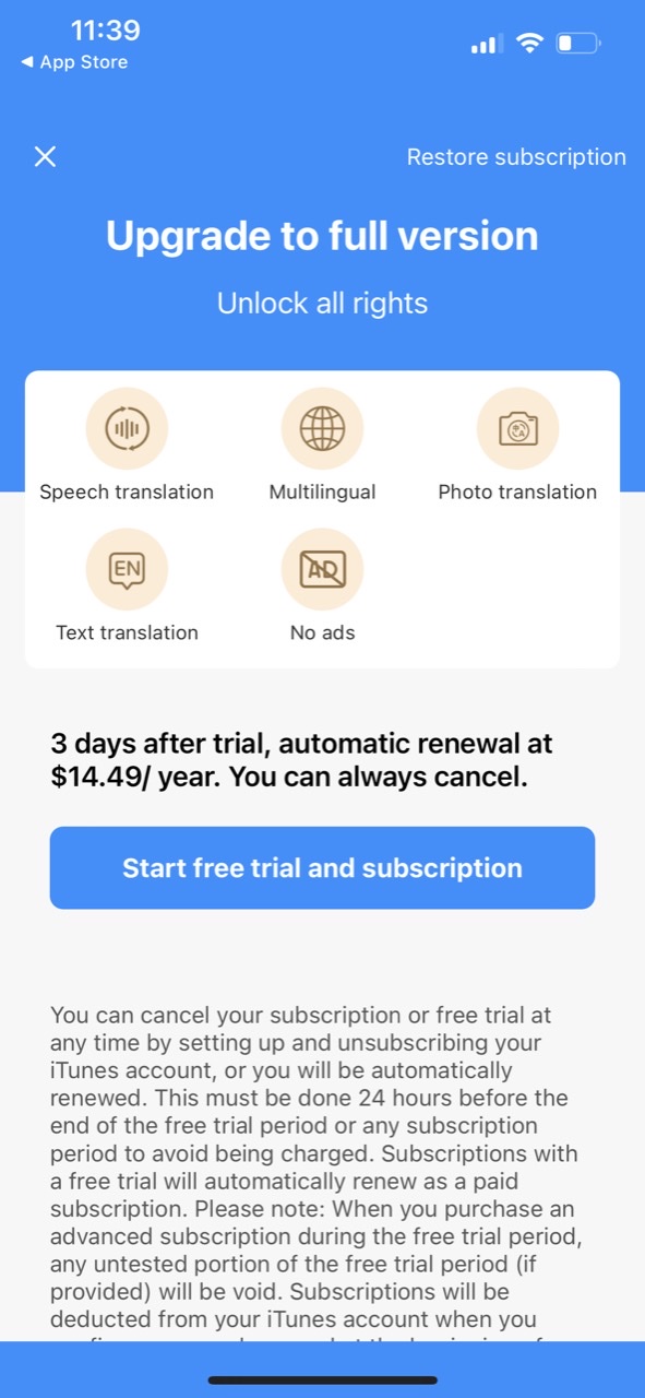 SpeakTranslator - Traveler