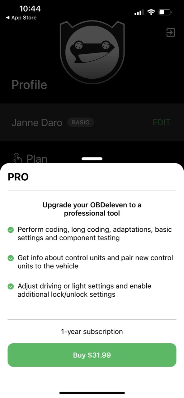 OBDeleven VAG Car diagnostics