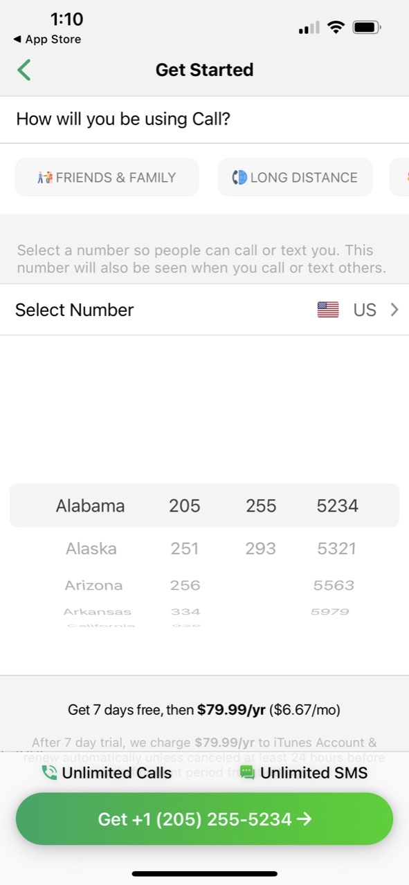 Call: Wifi Calling, Text + SMS