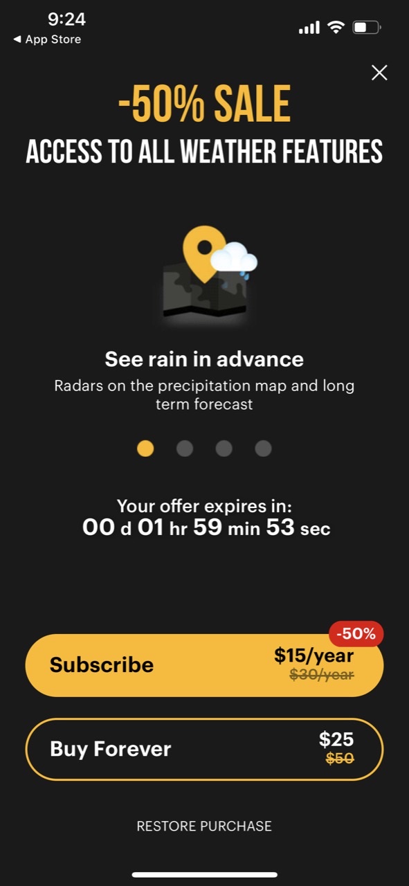 MeMeteo: weather forecast live