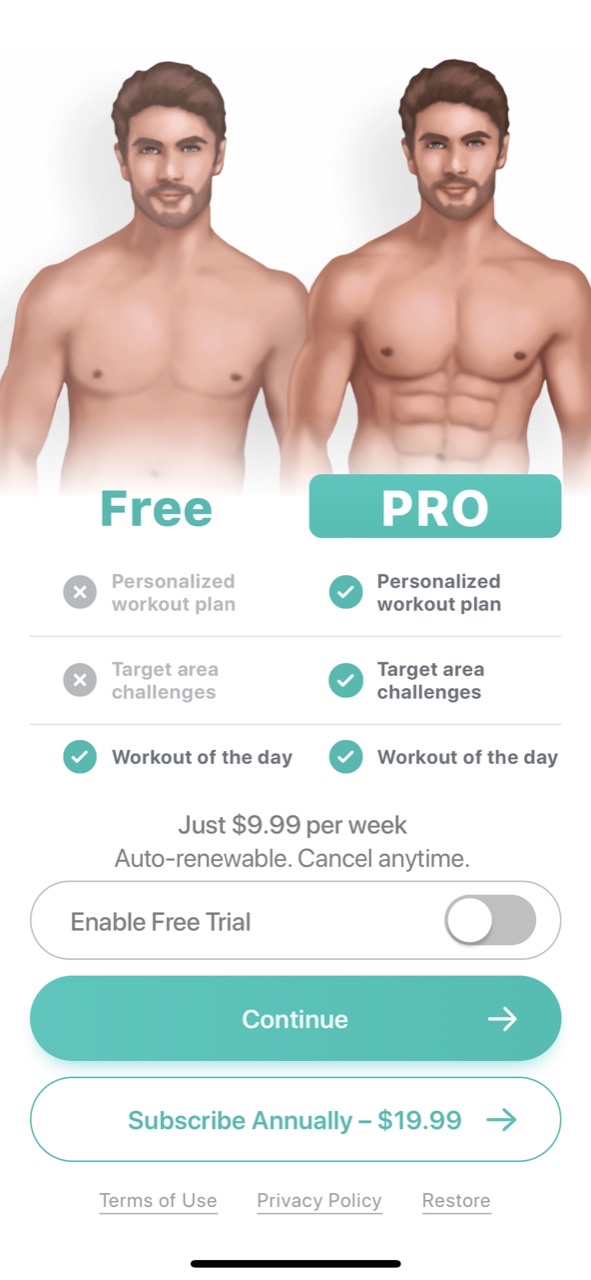 HitFit: At Home Workout Plans