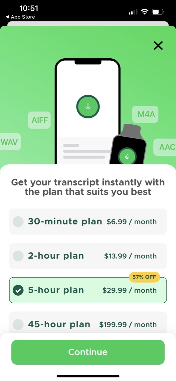 Transcribe Voice Notes to Text
