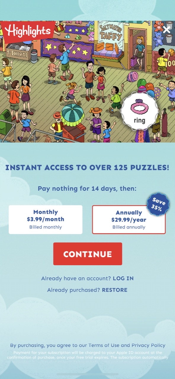 Hidden Pictures Puzzle Play