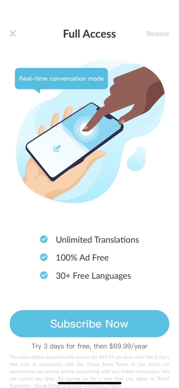 Voice Translator - Travel