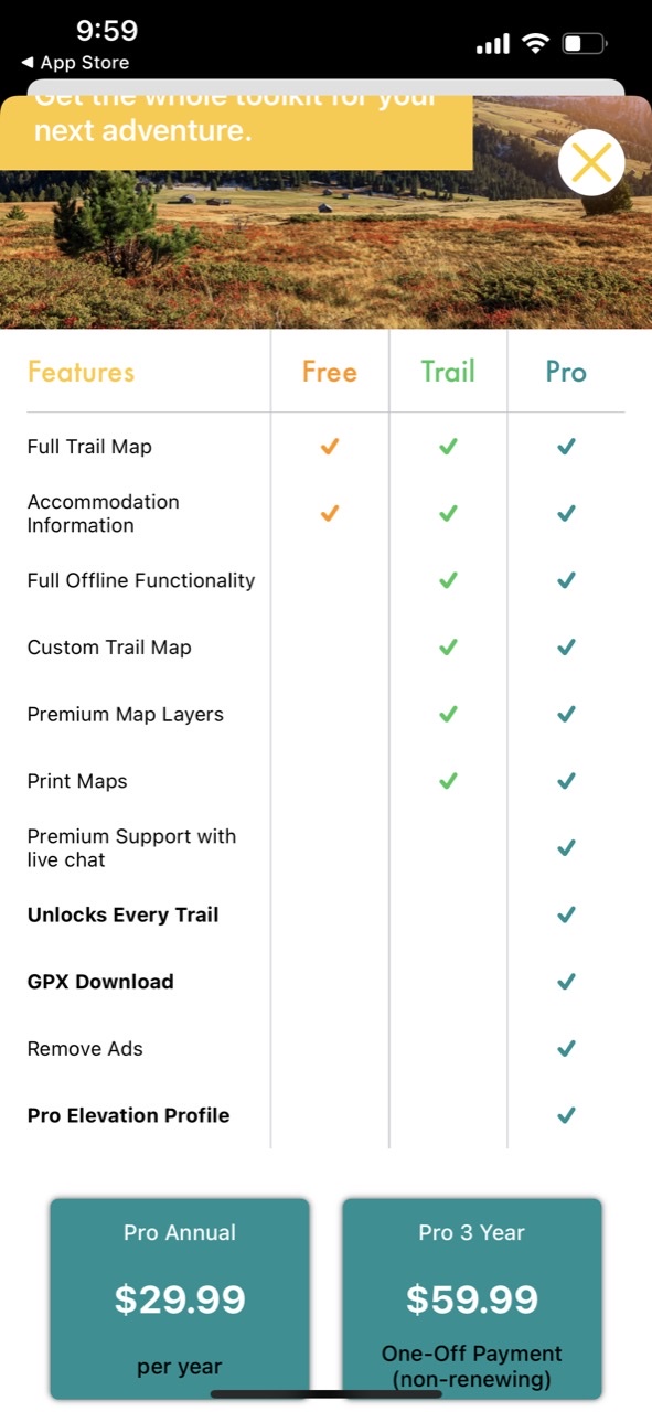 HiiKER: The Hiking Maps App