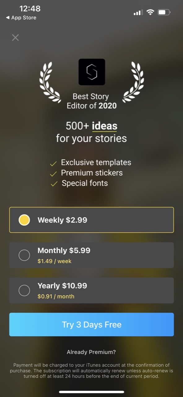 Storia - Insta Story Template