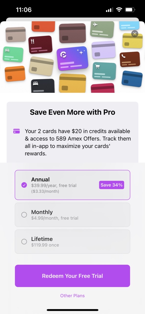 CardPointers for Credit Cards