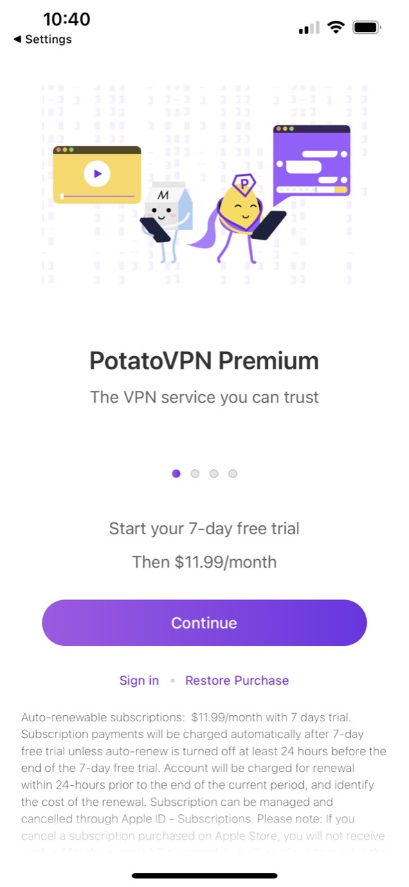VPN - Free VPN Potato ™