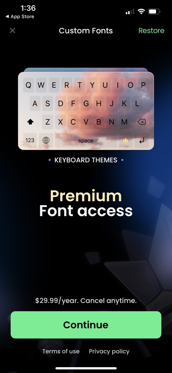 Fonts＋Keyboard Themes & Emoji