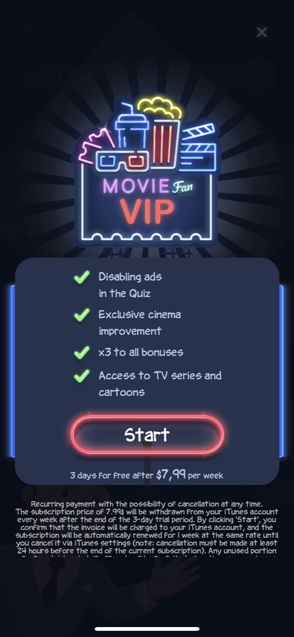 MovieFan: Idle Trivia Quiz