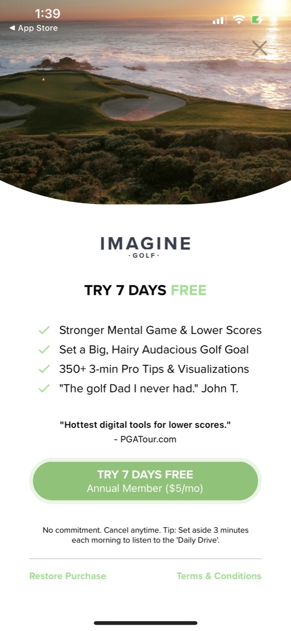 Imagine Golf: Mental Game